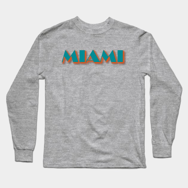 Miami Long Sleeve T-Shirt by The Pixel League